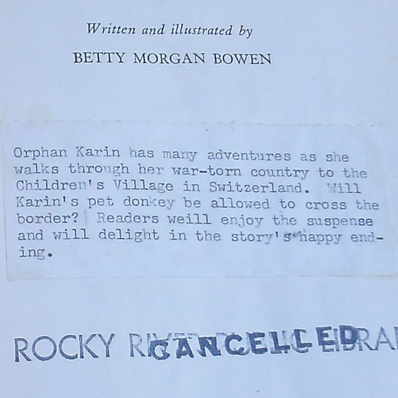 For Love of a Donkey by Betty Morgan Bowen - Picture 16 of 16